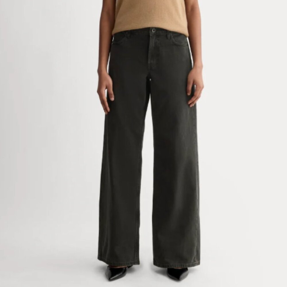 NWT Everlane Low Key Jean in Washed Black (Size 26)